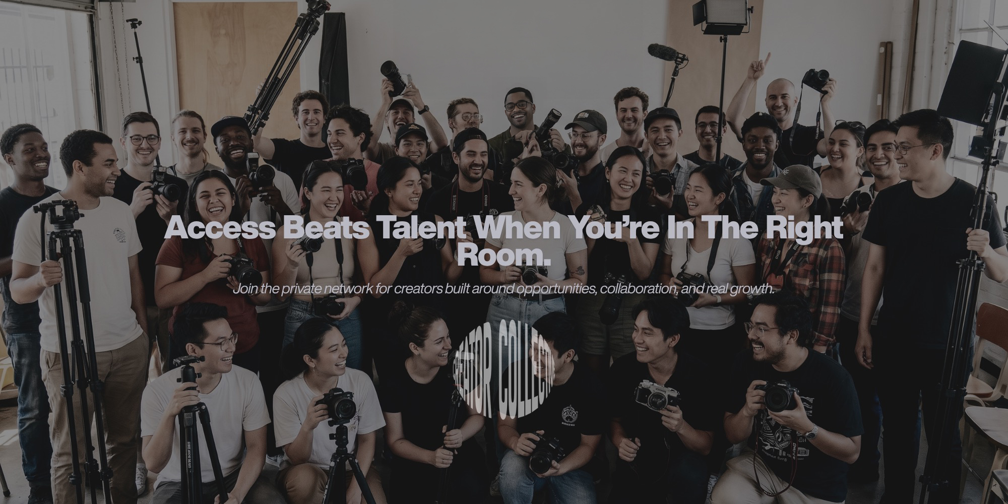 Creator Collective production team creating branded video content