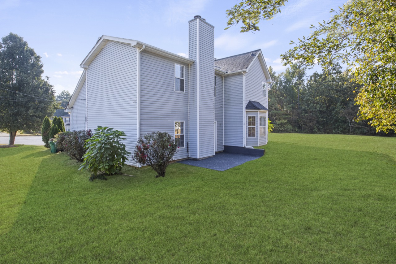 Property exterior landscaping view